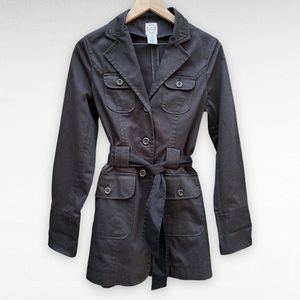 Urban Behavior Lightweight Trench Black Medium